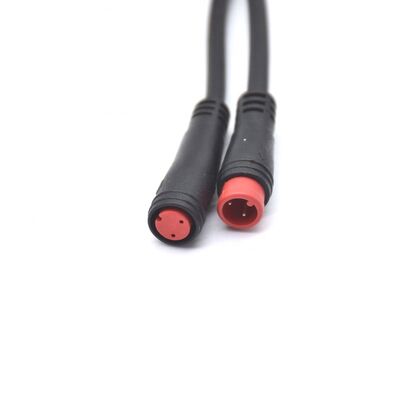 PVC Connector Ebike Wire Harness 2 Pin M8 IP65 MINI Waterproof