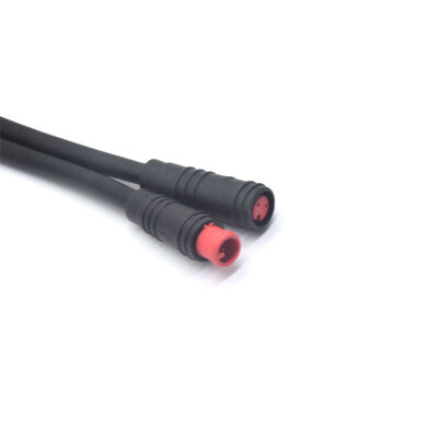 PVC Connector Ebike Wire Harness 2 Pin M8 IP65 MINI Waterproof
