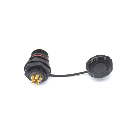 M19 Male Female Plug And Socket IP67 Waterproof Cable Connector Plug And Socket