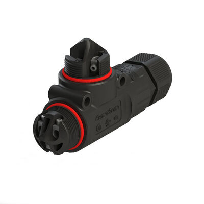 IP68 3 Pin Outdoor Connector 3 Way Screw Type LED Waterproof Wire Connector