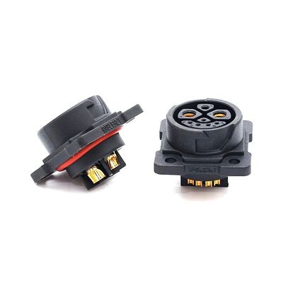 M25 Female Socket Quick Lock Connector 2+1+5 For Shared Electric Bikes Charging / Discharging