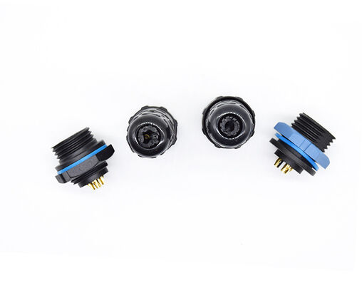 IP67 Waterproof Wire Connectors M16 10A 2 3 4 Pin Screw Locking Solder Wire Connector