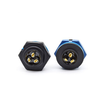 IP68 Outdoor Waterproof Connectors M21 Straight Assembled Plug Soldering Wire Connector